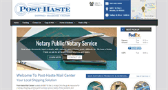 Desktop Screenshot of posthastemail.com